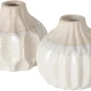 Boltze Vase Malia 2-fach Sortiert 9 cm x Ø 10 cm Beige-Creme* Ostern