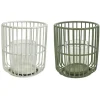 Boltze Windlicht Cindy Klein 14 cm x 12 cm x 12 cm Schwarz
