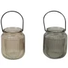 Boltze Windlicht 2-fach Sortiert Ø 9 cm x 10,5 cm Mehrfarbig* Windlichter