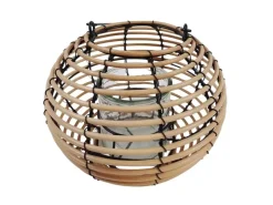 Boltze Windlicht Heather 18 cm x 21 cm x 2 cm Natur* Windlichter