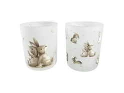 Boltze Windlicht Knuffi Groß 10 cm x 9 cm x 9 cm Weiß* Windlichter