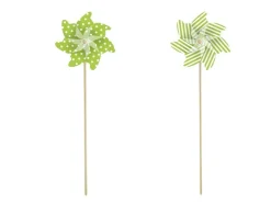 Boltze Windrad Tulip 2-fach Sortiert 75 cm x 15 cm x 31 cm* Dekorative Figuren