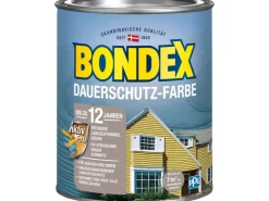 BONDEX Dauerschutz-Farbe seidenglänzend 750 ml* Holzfarben|Außen-Fassadenfarben