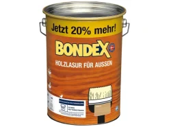 BONDEX Holzlasur für Außen seidenglänzend 4,8 l