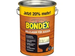 BONDEX Holzlasur für Außen seidenglänzend 4,8 l* Holzfarben