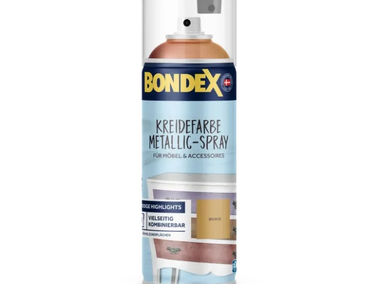 BONDEX Kreidefarbe Metallic-Spray 0,4 l