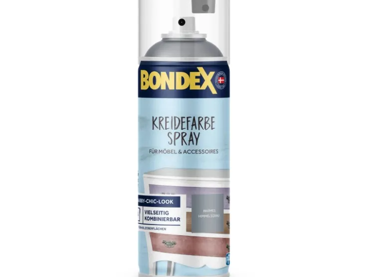 BONDEX Kreidefarbe Spray Warmes Himmelsgrau 0,4 l* Kreativfarben