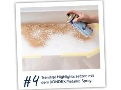 BONDEX Kreidefarbe Spray Wolkiges Weiss 0,4 l* Bastelfarben|Kreativfarben
