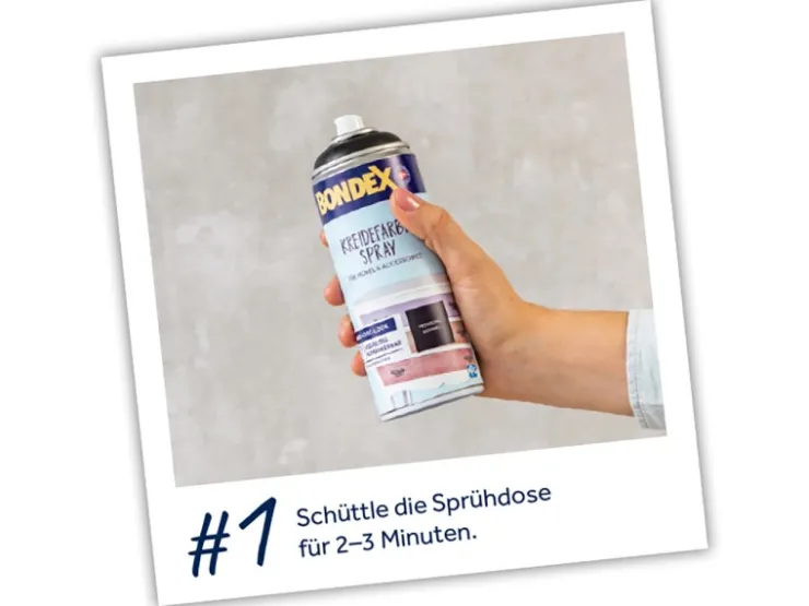 BONDEX kreidefarbe Spray Cremiges Weiss 0,4 l* Kreativfarben