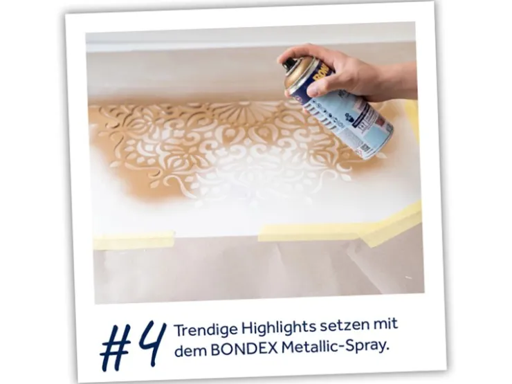 BONDEX kreidefarbe Spray Cremiges Weiss 0,4 l* Kreativfarben