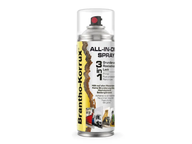 Brantho Korrux 3 in 1 Rostschutzlack All in One 400ml Sprühdose Eisenglimmer Anthrazit* Sprühlacke
