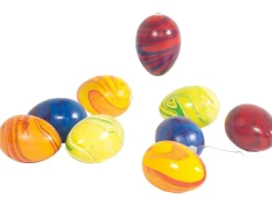 Brauns-Heitmann Behang Eier Marmoriert ca. 6 cm Mehrfarbig 9 Stück* Ostern