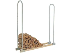 Brennholzstapelhalter 150 cm x 30 cm* Holzregale