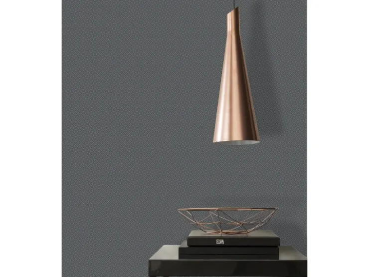Bricoflor anthrazit Tapete Geometrisch Schwarze Mustertapete mit Glitzer Effekt für Schlafzimmer und Küche Waschbeständige Vliestapete mit Vinyl* Tapetenmuster