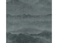 Bricoflor anthrazit Tapete in Wasserfarben Optik Wolken Tapete Im Wasserfarben Stil auf Leinen für Schlafzimmer Schwarze Vliestapete mit Vinyl
