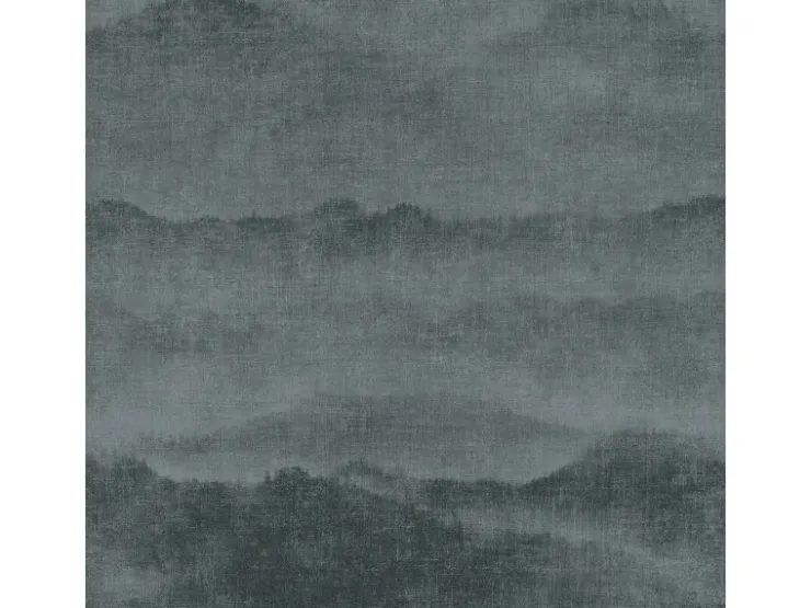 Bricoflor anthrazit Tapete in Wasserfarben Optik Wolken Tapete Im Wasserfarben Stil auf Leinen für Schlafzimmer Schwarze Vliestapete mit Vinyl