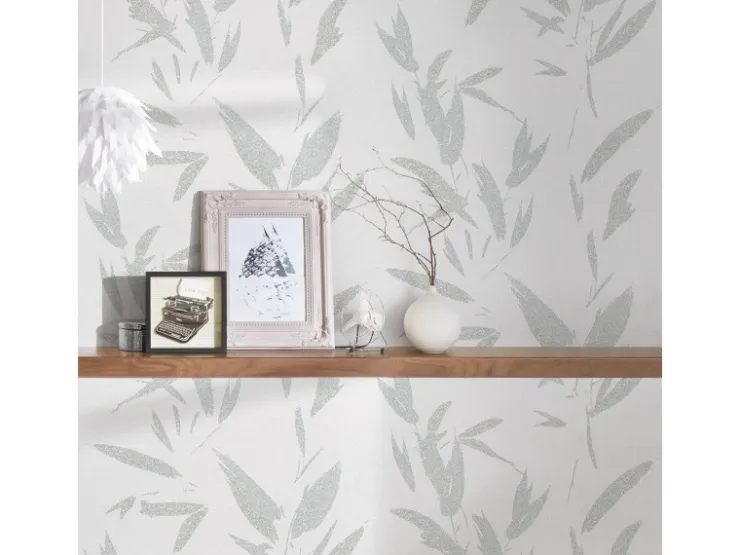 Bricoflor Bambus Tapete Asiatisch Moderne Vliestapete mit Bambusblätter Design Wellness Bambustapete Ideal für Badezimmer und Schlafzimmer