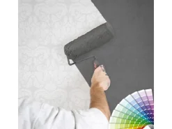 Bricoflor Barock Tapete überstreichbar Romantische Schlafzimmer und Esszimmer Vliestapete Weiß Zum überstreichen Ornament Wandtapete mit Vinyl Elegant* Überstreichbare Tapeten