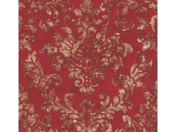 Bricoflor Barock Tapete in Rot und Gold Vintage Tapete mit Elegantem Ornament Neobarock Vliestapete Ideal für Schlafzimmer und Bars* Fototapeten