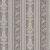 Bricoflor Barock Vliestapete mit Vinyl Abwaschbare Tapete mit Ornamenten Streifen in Silber Grau Elegante Vlies Barocktapete Gestreift für Esszimmer* Tapetenmuster