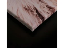 Bricoflor Bild Leinwand Schottisches Hochlandrind Weiß Beige Kuh Wandbild Im Modernen Landhausstil Leinwandbild Für Esszimmer* Wanddekoration