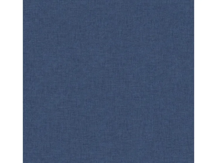 Bricoflor Blaue Tapete in Leinenoptik Moderne Uni Vliestapete in Marineblau für Schlafzimmer Dunkelblaue Vlies Wandtapete mit Vinyl Leinenstruktur* Dekorative Tapeten