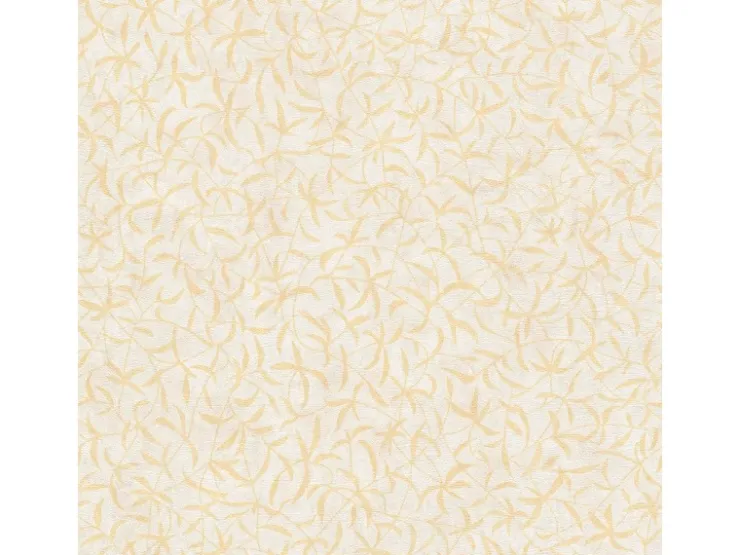 Bricoflor Gelbe Tapete mit Blumen Muster Florale Vliestapete mit Blättern Ideal für Wohnzimmer und Flur Vlies Mustertapete* Tapetenmuster