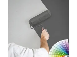Bricoflor Hellgraue Tapete mit Struktur Einfarbige Wohnzimmer und Büro Vliestapete überstreichbar Graue Vlies Strukturtapete Hell zum überstreichen