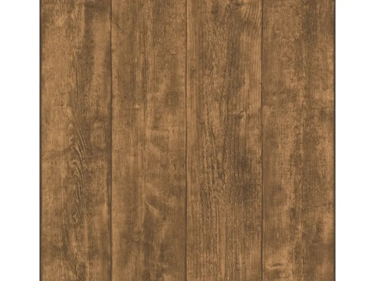 Bricoflor Holz Tapete in Bretteroptik Landhaus Tapete in Rustikaler Holzoptik Braune Vliestapete Eiche für Schlafzimmer und Wohnzimmer* Dekorative Tapeten
