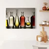 Bricoflor Küchen Bild Mit Olivenöl Und Essig Modernes Leinwandbild Für Küche Und Esszimmer Leinwand Küchenbild In Grau Rot Und Gelb* Wanddekoration