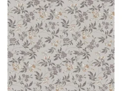 Bricoflor Landhausstil Tapete Für Küche Und Schlafzimmer Graue Vliestapete Floral Vintage Blumentapete Hellgrau Mit Ranken