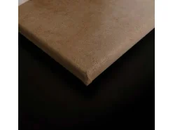 Bricoflor Leinwandbild Beige Abstrakt Modernes Wandbild Für Wohnzimmer Und Flur Beton Leinwand Mit 3D Effekt In 120 X 80 Cm* Wanddekoration