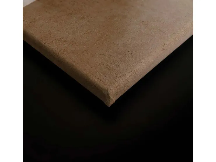 Bricoflor Leinwandbild Beige Abstrakt Modernes Wandbild Für Wohnzimmer Und Flur Beton Leinwand Mit 3D Effekt In 120 X 80 Cm* Wanddekoration