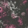 Bricoflor Lila Tapete mit Blumen Nostalgisch Vintage Blumentapete aus Vlies Ideal für Esszimmer und Schlafzimmer