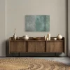 Bricoflor Minimalist Wandbild In Betonoptik Deko Bild Mit Streifen Grau Grün Leinwandbild Skandinavisch Für Büro In 90 X 60 Cm