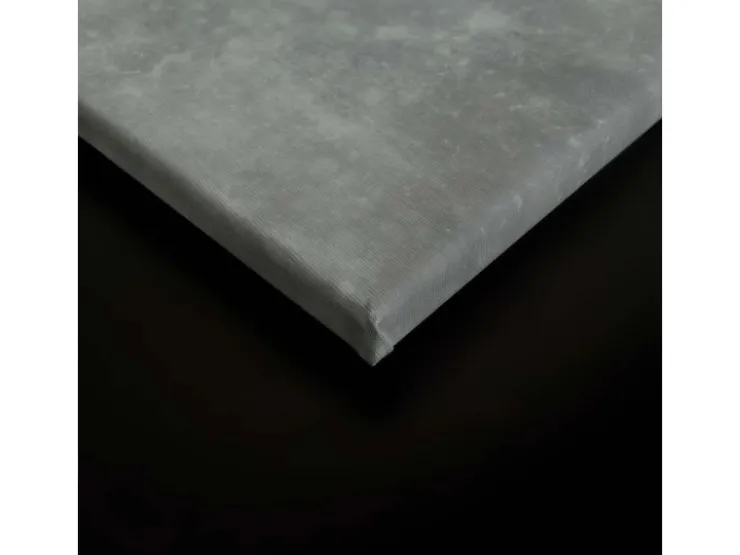 Bricoflor Minimalist Wandbild In Betonoptik Deko Bild Mit Streifen Grau Grün Leinwandbild Skandinavisch Für Büro In 90 X 60 Cm