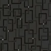 Bricoflor Moderne Tapete anthrazit Schwarz Geometrische Vliestapete mit Muster aus Vinyl Schwarze Wandtapete Ideal für Wohnzimmer und Küche* Dekorative Tapeten