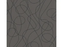 Bricoflor Moderne Tapete Abstrakt Graue Vliestapete mit Geschwungene Linien Muster Vlies Mustertapete mit Vinyl Ideal für Küche und Wohnzimmer* Tapetenmuster