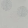 Bricoflor Moderne Tapete mit Silber Glitzer Effekt Graue Vliestapete mit Kreis Design Floral Vlies Mustertapete mit Vinyl Ideal für Wohnzimmer* Tapetenmuster