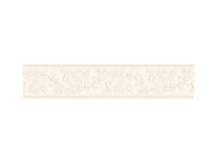 Bricoflor Rosa Tapeten Bordüre Neobarock Stil Ornament Vlies Bordüre Ideal für Schlafzimmer und Badezimmer Selbstklebende Tapetenbordüre in Hellrosa* Bordüren