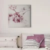 Bricoflor Rosa Wandbild Mit Kirschblüten Blumen Leinwand Bild Ideal Für Mädchenzimmer Und Schlafzimmer Romantisches Leinwandbild Mit Kirschbaum* Wanddekoration
