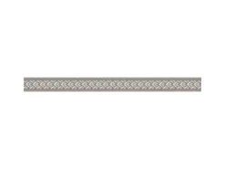 Bricoflor Silber Glitzer Tapeten Bordüre Selbstklebende Tapetenbordüre Ideal für Badezimmer und Küche Ornament Tapetenborte aus Vlies und Vinyl* Bordüren