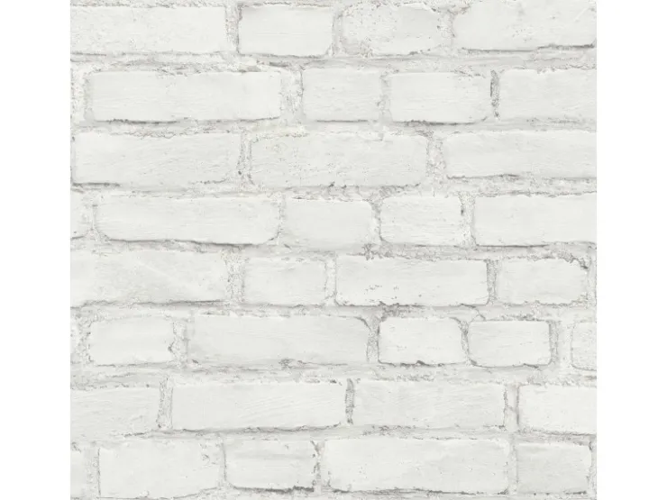 Bricoflor Steinoptik Tapete Weiß Steinmauer Vliestapete Modern Ideal für Schlafzimmer und Flur Weiße Vlies Steintapete in Mauer Optik mit Vinyl