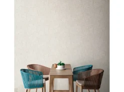 Bricoflor Tapete Beige Gold Ideal für Flur und Wohnzimmer Moderne Vliestapete mit Linien Muster und Struktur Prägung* Tapetenmuster