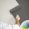 Bricoflor Uni Vliestapete Dezent Gemustert Linien Tapete Dünn Gestreift Ideal zum überstreichen Wohn und Schlafzimmer Streifentapete überstreichbar* Überstreichbare Tapeten