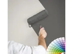 Bricoflor Uni Vliestapete Dezent Gemustert Linien Tapete Dünn Gestreift Ideal zum überstreichen Wohn und Schlafzimmer Streifentapete überstreichbar* Überstreichbare Tapeten