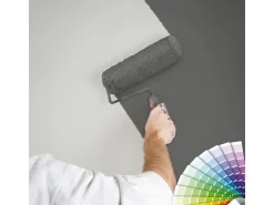 Bricoflor Uni Vliestapete mit Struktur überstreichbare Tapete Hell Ideal für Arbeitszimmer und Küche Einfarbige Vlies Strukturtapete zum überstreichen