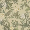 Bricoflor Vintage Blumentapete Im Landhausstil Grüne Tapete Mit Blumen Florale Vliestapete Im Botanik Look Für Schlafzimmer* Dekorative Tapeten