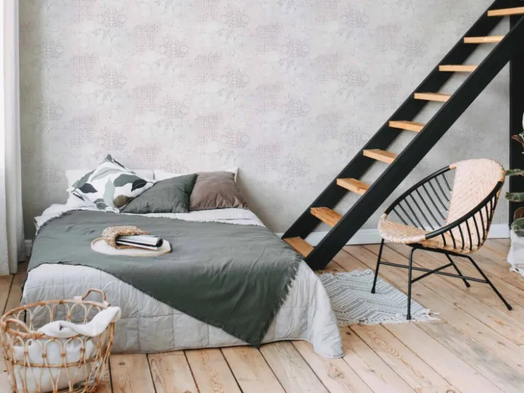 Bricoflor Vintage Tapete Orientalisch Mosaik Vliestapete Spanisch Creme Weiß für Küche und Wohnzimmer Used Look Wandtapete in Fliesenoptik mit Vinyl