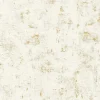Bricoflor Vintage Tapete in Weiß und Gold Putzoptik Tapete im Shabby Chic Abwaschbare Vinyl Vliestapete für Badezimmer und Flur